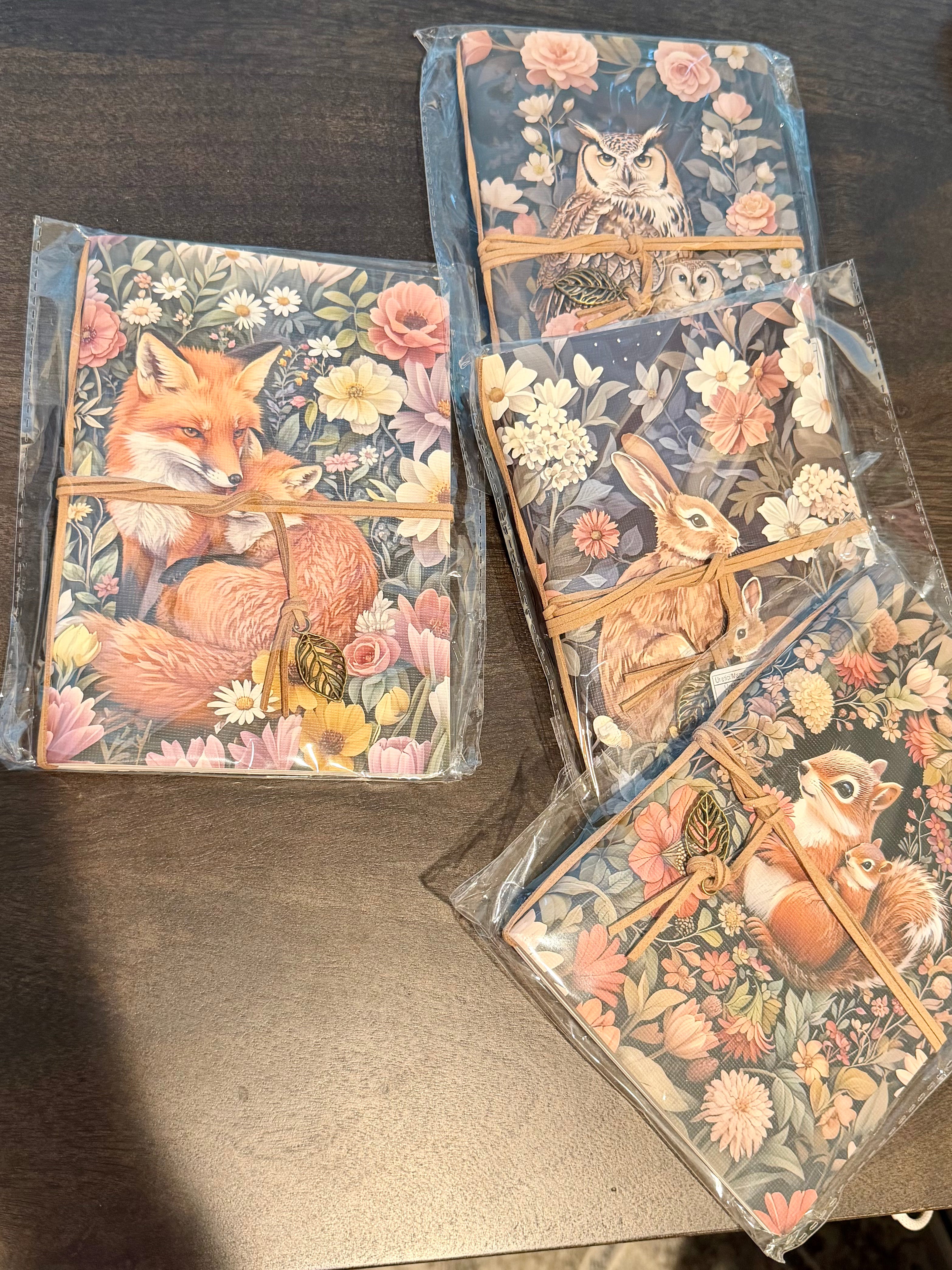 Woodland Garden Animal Journals – Cozy Nature Collection