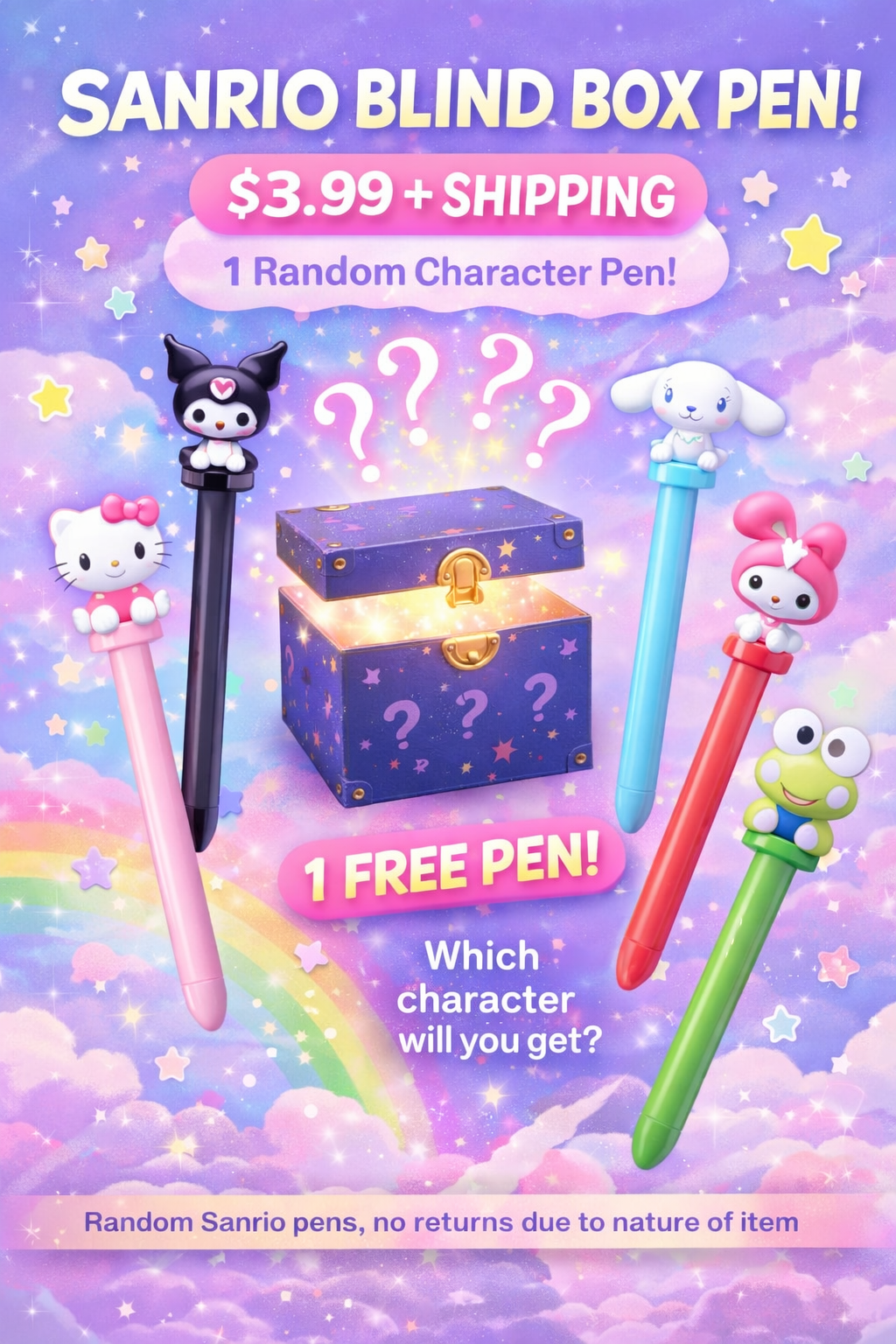Sanrio Mystery Pen Blind Box