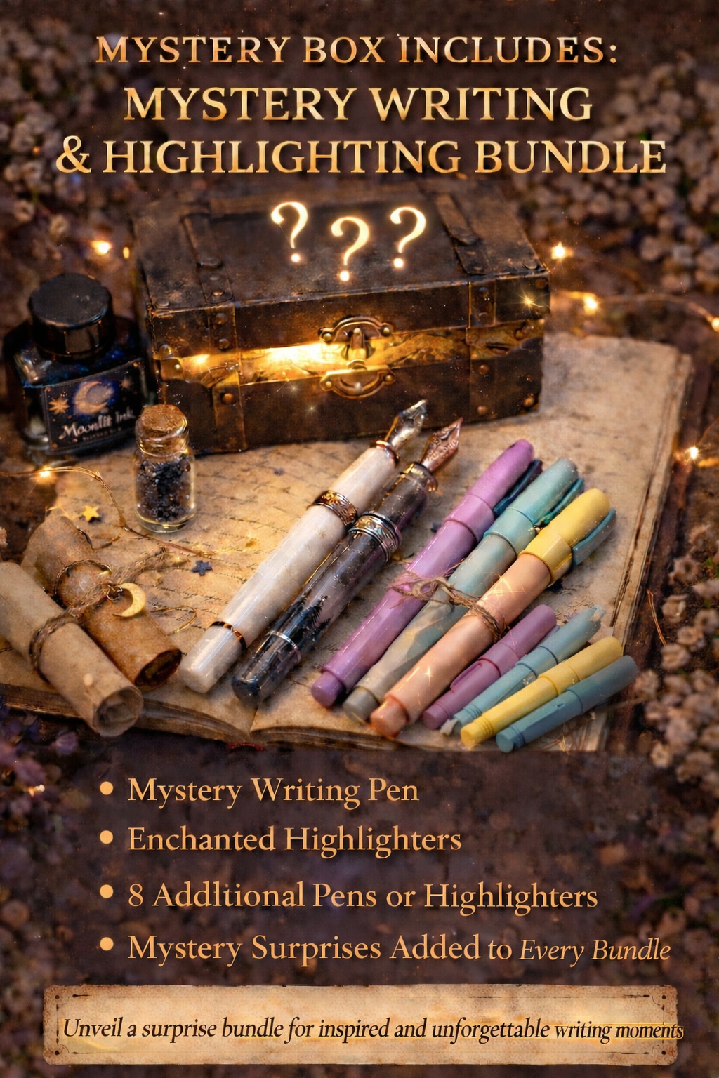Whispers & Wonder Mystery Pen & Highlighter Bundle